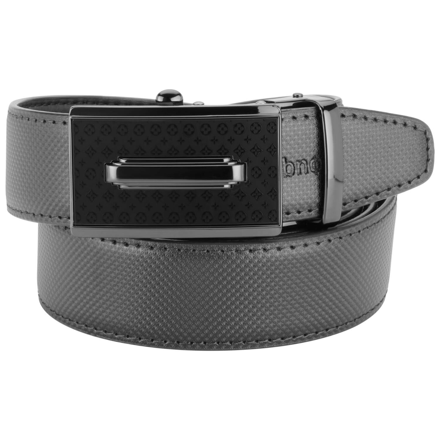 Labnoft Men's Auto-Lock PU Leather Belt, Black