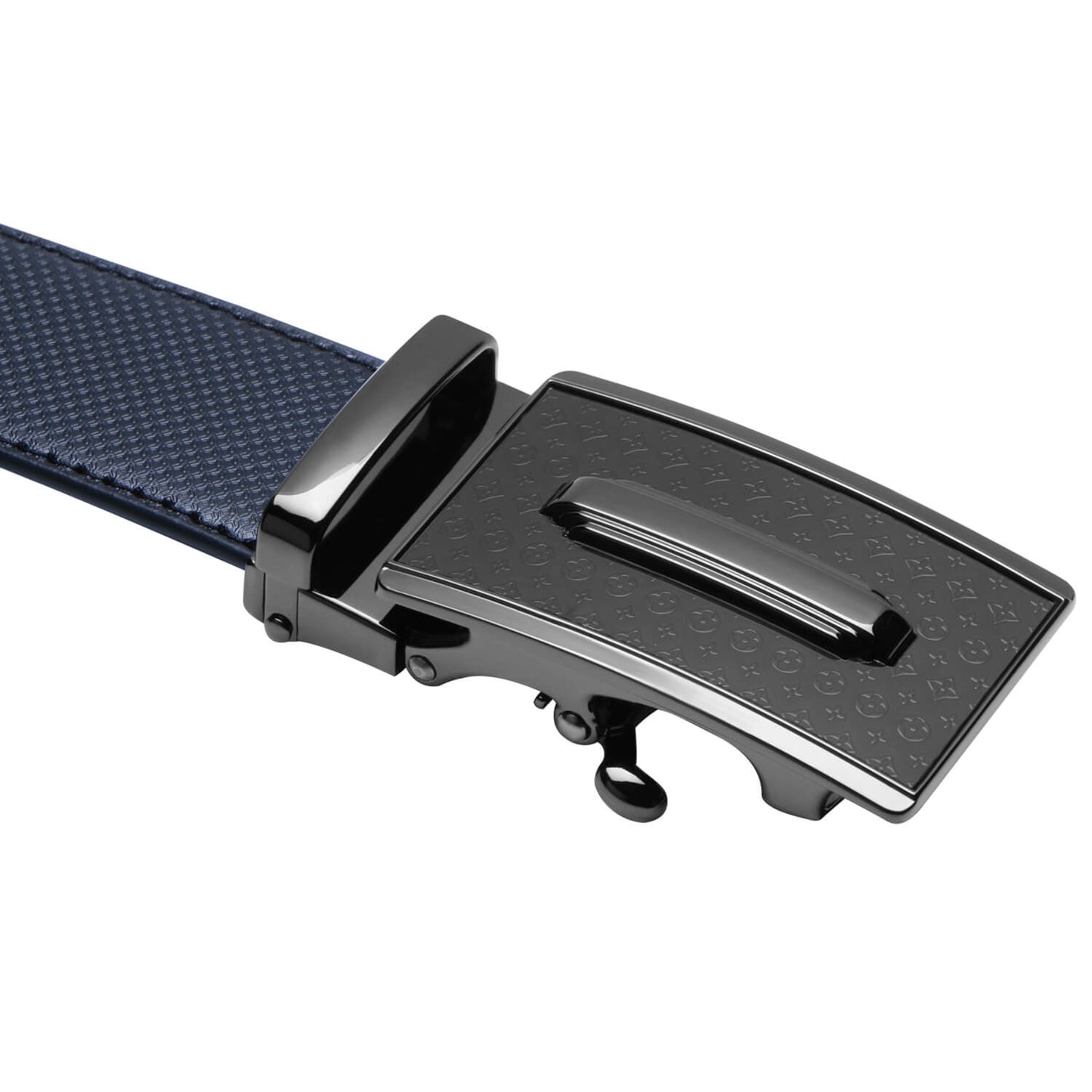 Labnoft Men's Auto-Lock PU Leather Belt, Black