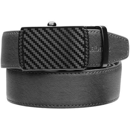 Labnoft Men's Auto-Lock PU Leather Belt, Black