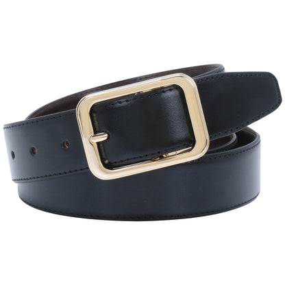 Labnoft Men's Reversible PU Leather Belt (Black & Brown)