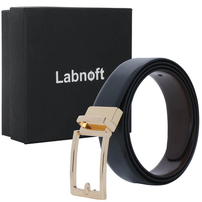 Labnoft Men's Reversible PU Leather Belt (Black & Brown)