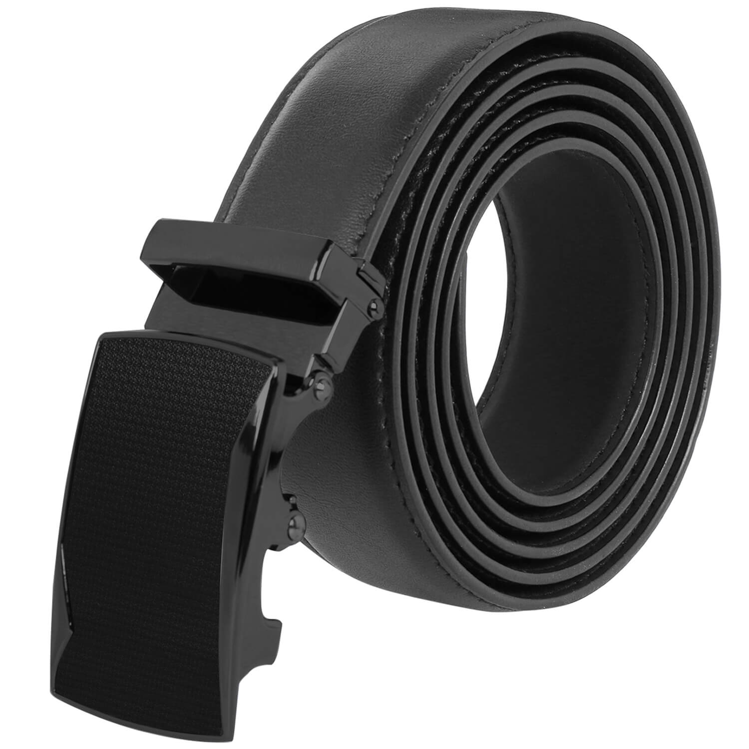 Labnoft Men's PU Leather Auto Lock Belt
