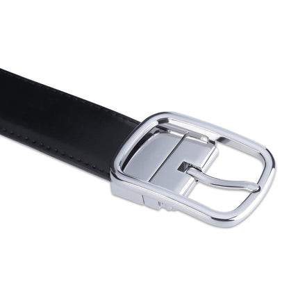 Labnoft Men's Reversible PU Leather Belt (Black & Brown)