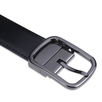 Labnoft Men's Reversible PU Leather Belt (Black & Brown)