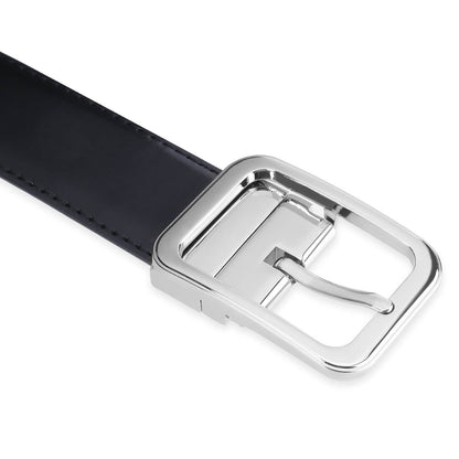 Labnoft Men's Reversible PU Leather Belt (Black & Brown)