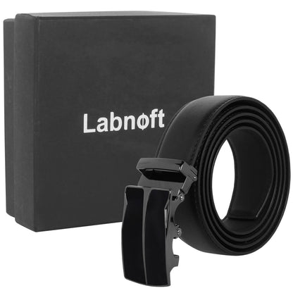 Labnoft Men's Auto-Lock PU Leather Belt, Black