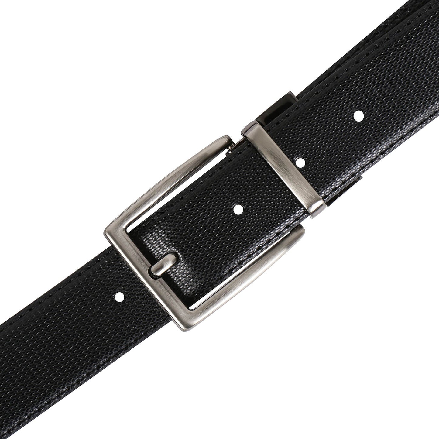 Labnoft Men's Reversible PU Leather Belt (Black & Brown)